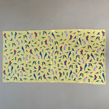 Vintage Seidenfoulard mit Papageien