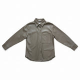 ABERCROMBIE & FITCH Kunstleder Hemdbluse