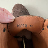 NAVYBOOT Veloursleder Schnürschuhe