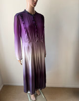 neues BURBERRY PRORSUM Dégradé Ombré Seidenkleid