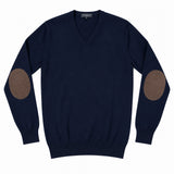PELIKAMO Pullover mit Ellbogen Patches