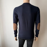 PELIKAMO Pullover mit Ellbogen Patches
