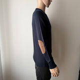 PELIKAMO Pullover mit Ellbogen Patches