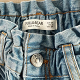 PULL&BEAR Paperbag Wide Mom Jeans
