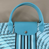 LONGCHAMP Le Pilage Neo Pastel Tasche Aqua Blue
