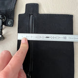 ISSEY MIYAKE PLEATS PLEASE Suede-Finish Zig-Zag Bag