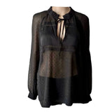 ALL SAINTS Veda Shimmer Top