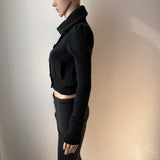 BURBERY PRORSUM Cropped Cardigan