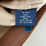 RALPH LAUREN Velourslederhose