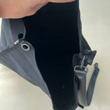 ISSEY MIYAKE PLEATS PLEASE Suede-Finish Zig-Zag Bag