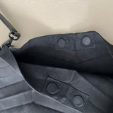 ISSEY MIYAKE PLEATS PLEASE Suede-Finish Zig-Zag Bag