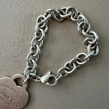 Please Return to Tiffany Armband mit Herzanhänger