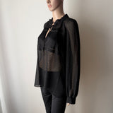 ALL SAINTS Veda Shimmer Top