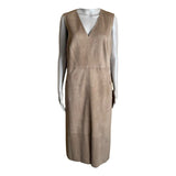 neues AKRIS Veloursleder Kleid