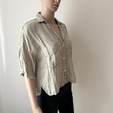 ZARA Leinenbluse