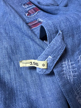 GREG LAUREN Chambray Kimono Studio Cardigan