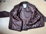 neue STAUD Natalie Suede Jacke