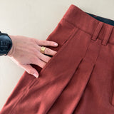 neue ME & EM Flannel High Waisted Wide-Leg Trouser