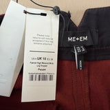 neue ME & EM Flannel High Waisted Wide-Leg Trouser