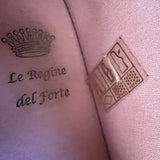 LE REGINE DEL FORTE Samt Loafers