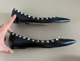 VALENTINO GARAVANI Rockstud Leder Ballerina