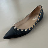 VALENTINO GARAVANI Rockstud Leder Ballerina