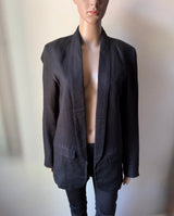 MANGO Leinenblazer