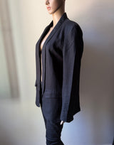 MANGO Leinenblazer