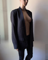 MANGO Leinenblazer