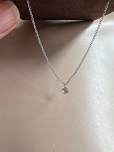 CRIVELLI Weissgold Colllier mit Diamant Anhänger