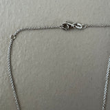 CRIVELLI Weissgold Colllier mit Diamant Anhänger