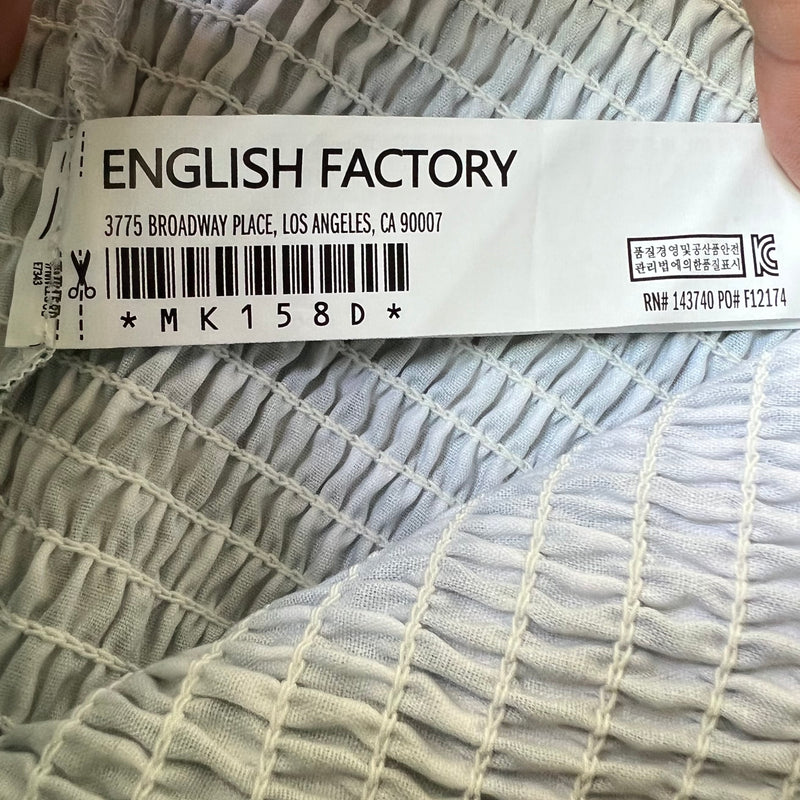 neues ENGLISH FACTORY smoked Bandeau-Top