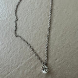 CRIVELLI Weissgold Colllier mit Diamant Anhänger