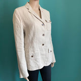 INES DE LA FRESSANGE PARIS Leinenjacke