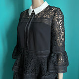 ungetragenes TED BAKER Stern-Spitzenkleid