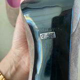 neu BUFFALO LONDON Veloursleder Plateau Pumps