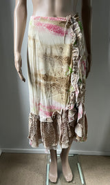 KENZO JUNGLE Vintage Seidenrock