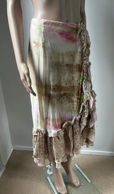 KENZO JUNGLE Vintage Seidenrock