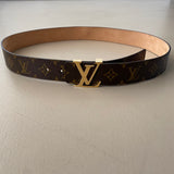 LOUIS VUITTON Initiales Gürtel Monogram Canvas