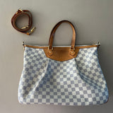 LOUIS VUITTON Siracusa Damier Azur Tasche