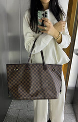 LOUIS VUITTON Neverfull GM Damier Ebene Canvas