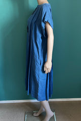 NAZARENO GABRIELLI Vintage Leinenkleid