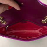 GUCCI Medium Marmont Loved GG Samt Tasche