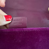 GUCCI Medium Marmont Loved GG Samt Tasche