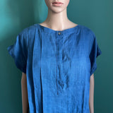 NAZARENO GABRIELLI Vintage Leinenkleid