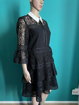 ungetragenes TED BAKER Stern-Spitzenkleid