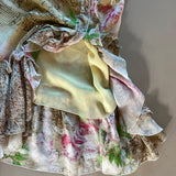 KENZO JUNGLE Vintage Seidenrock