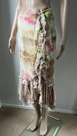 KENZO JUNGLE Vintage Seidenrock