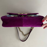 GUCCI Medium Marmont Loved GG Samt Tasche