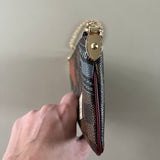 ungetragene LOUIS VUITTON Damier Ebene Trunks Label Pochette Milla